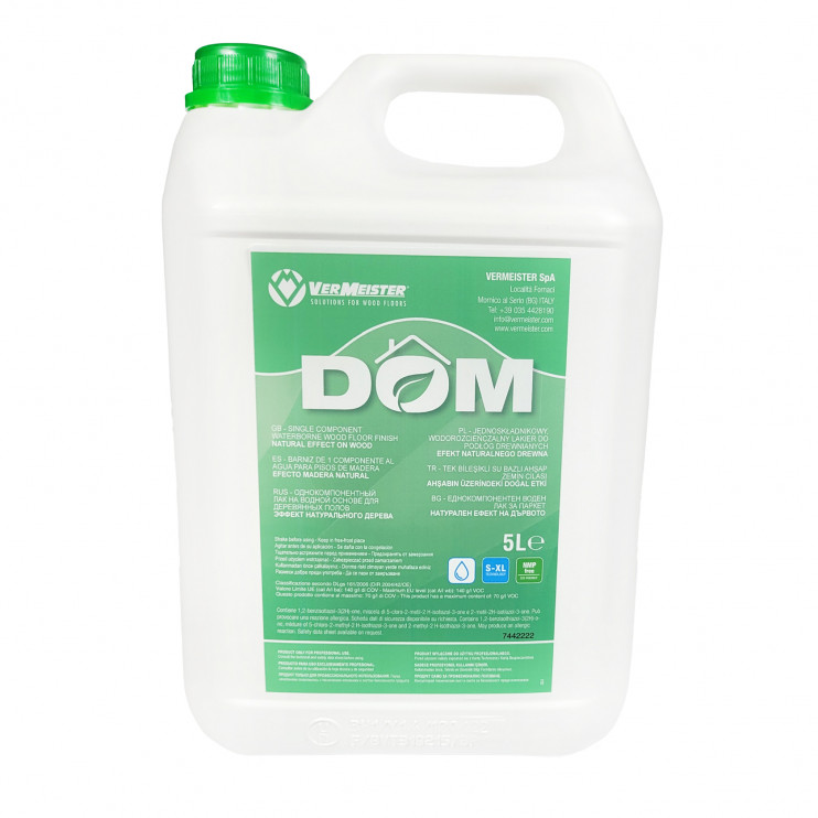 DOM 5л., Vermeister Лак (матовый) для паркета в домашних жилых помещениях